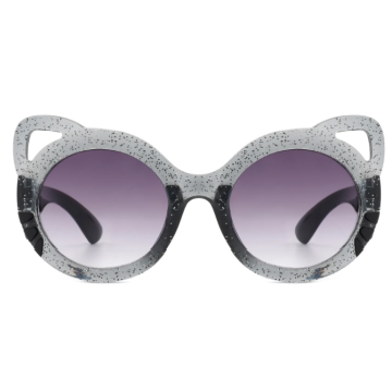 Round Shaped Devil-Cat Ear Sunglasses