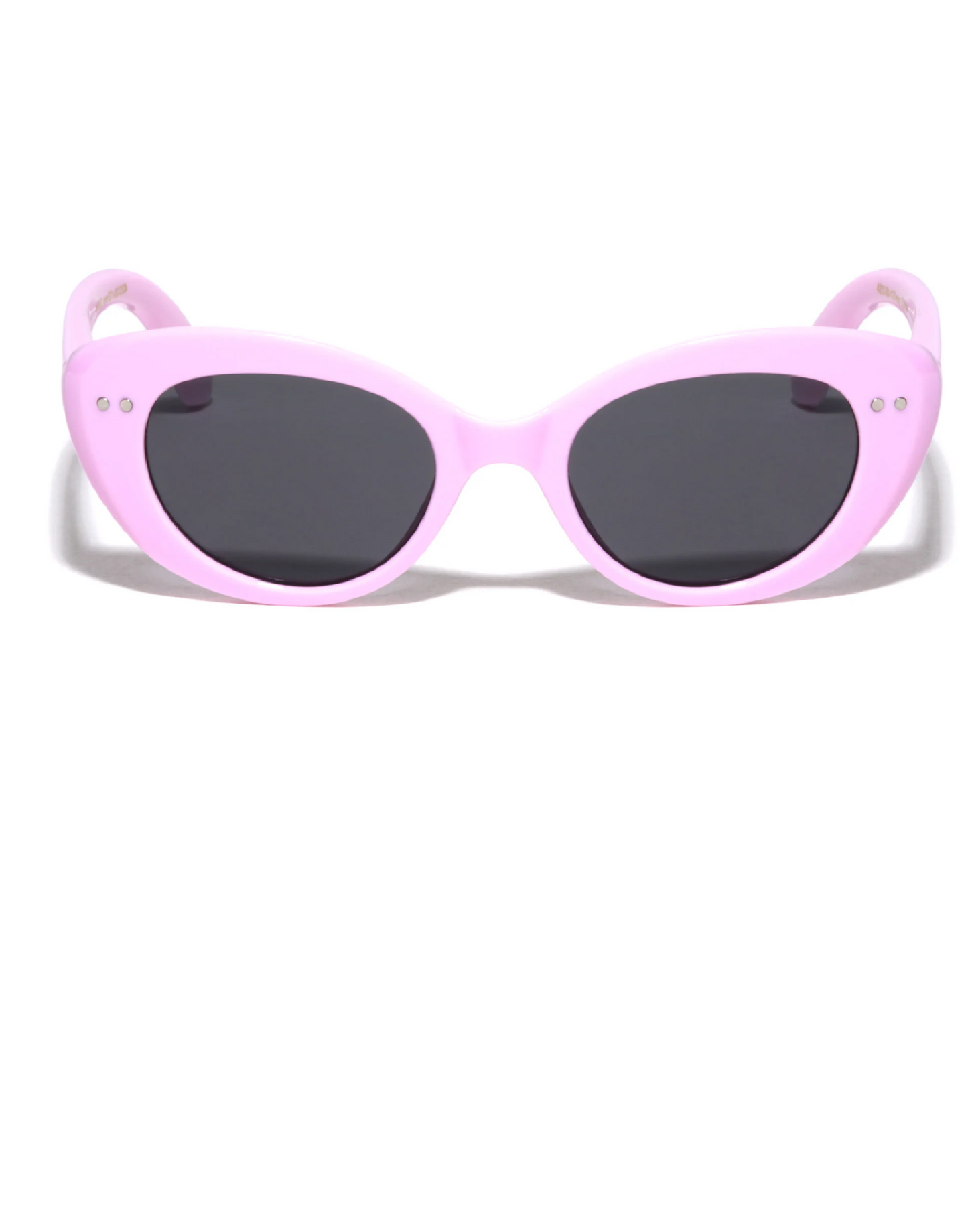 Pastel Color Frame Dotted Cat Eye Sunglasses