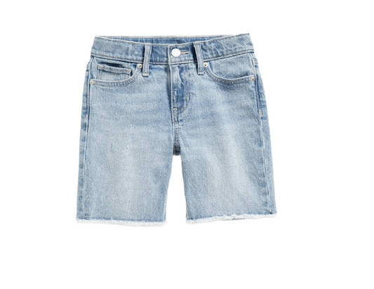 High-Waisted Cut-Off Jean