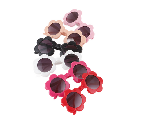 KIDS Round Flower Sunglasses