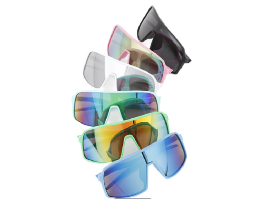 KIDS Bright Polycarbonate Shield Sunglasses