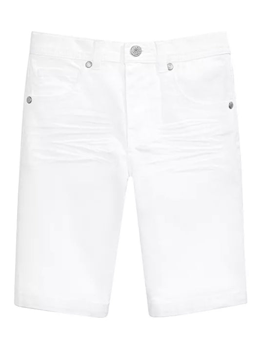 Little Boys White Denim Shorts