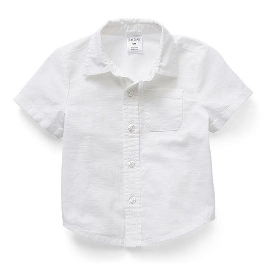 Boys Short Sleeve Button-Down Shirt